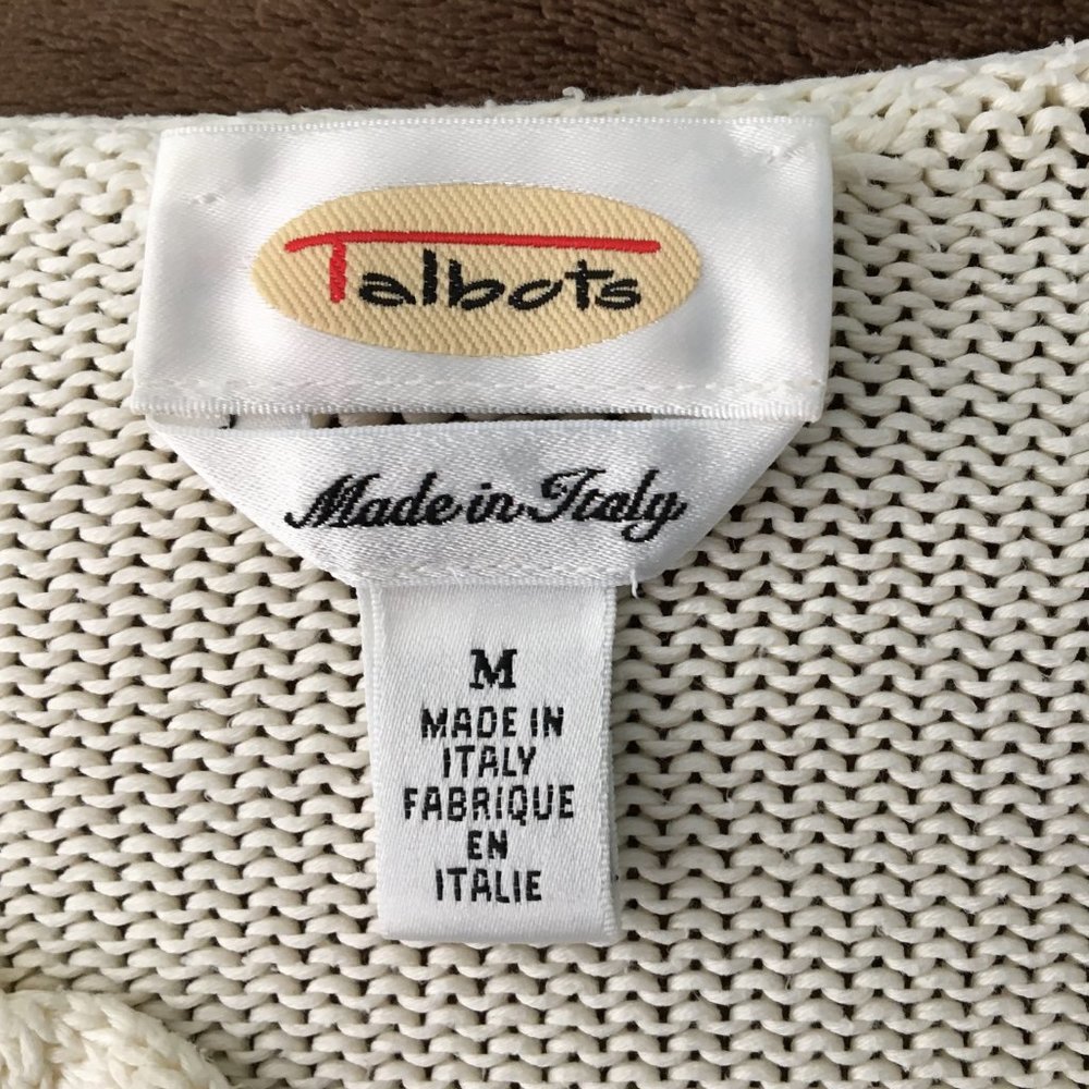 Talbots Ivory Sweater - Picture 2 of 4